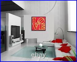 Love Red Print Limited Edition on Canvas Signed, COA, Pop Art