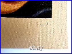 Lucian. Freud Lithograph COA original hand-numbered signed limited stamp