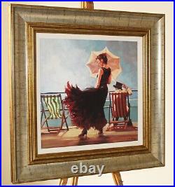 MARK SPAIN (b. 1962) Limited Edition Canvas Board Print Dancing on the Deck + COA