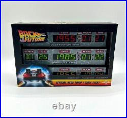 MICHAEL J FOX & CHRISTOPHER LLOYD SIGNED DeLorean Time Circuit BTTF -COA & PIC