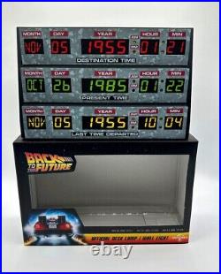 MICHAEL J FOX & CHRISTOPHER LLOYD SIGNED DeLorean Time Circuit BTTF -COA & PIC