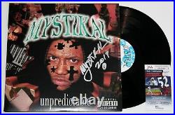 MYSTIKAL SIGNED UNPREDICTABLE 2x LP VINYL RECORD NO LIMIT AUTOGRAPHED JSA COA