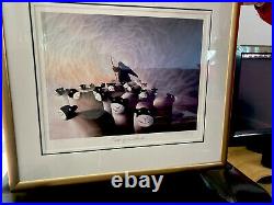Mackenzie Thorpe Limited Edition Out Of A Cloud Framed Hand Signed With COA