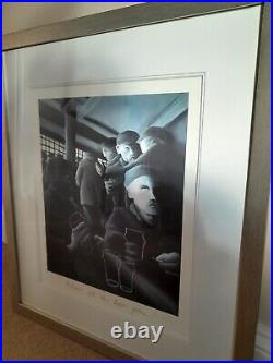 Mackenzie Thorpe,'Where's All the Beer Gone' Framed Signed Limited Ed with/COA