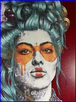 Madeleine Art Screen Print Poster By FinDac Signed Edition Of 125 With COA