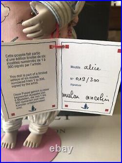 Malou Ancelin Doll Alice Limited Edition Signed By Doll Maker COA Withbox