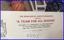 Manchester United Signed By 14 Law Keane Beckham Cantona Limited Edition COA
