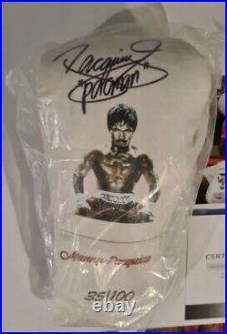 Manny pacquiao limited edition signed glove inc COA and Display Case