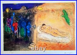 Marc-Chagall Lithograph COA Original Numbered A Hand Signed Limited Stamp