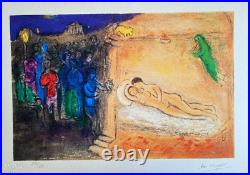 Marc-Chagall Lithograph COA Original Numbered A Hand Signed Limited Stamp