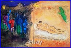 Marc-Chagall Lithograph COA Original Numbered A Hand Signed Limited Stamp