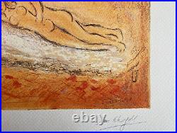 Marc-Chagall Lithograph COA Original Numbered A Hand Signed Limited Stamp