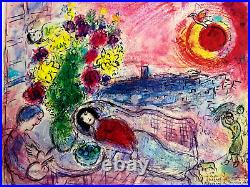 Marc. Chagall Lithograph COA Original Signed And Numbered A Hand Limited