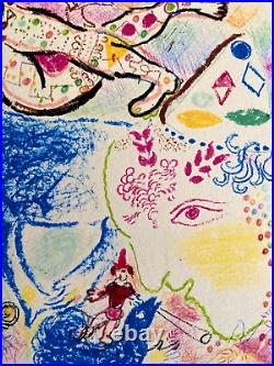 Marc Chagall Lithograph COA original signed numbered by hand limited