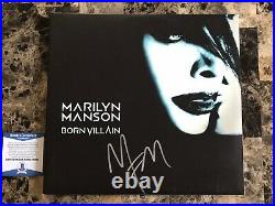 Marilyn Manson Rare Signed Autographed Born Villain Limited Vinyl Record BAS COA