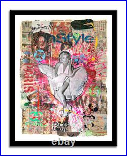 Marilyn in Style, Print Limited Edition on canvas, Signed, COA
