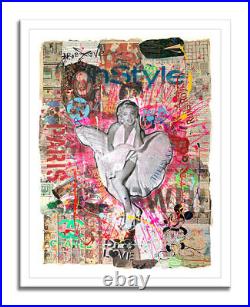Marilyn in Style, Print Limited Edition on canvas, Signed, COA