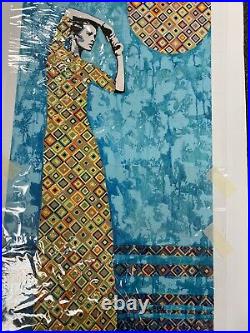 Marina Raiskin Hand Embellished Giclee Limited Edition on Canvas Signed COA