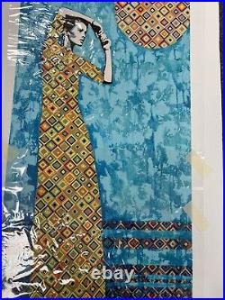 Marina Raiskin Hand Embellished Giclee Limited Edition on Canvas Signed COA