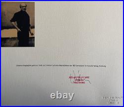 Mark Rothko Lithograph COA Original Signed Numbered Limited 180 Ex Stamp