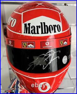 Michael Schumacher Signed F1 Championship Helmet limited genuine comes with COA