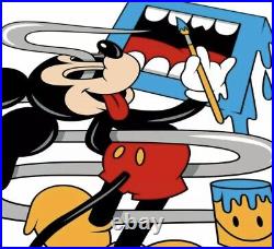 Mickey Mouf Limited Print By Greg Mike COA Signed & Numbered 38/ 90 24 x 24