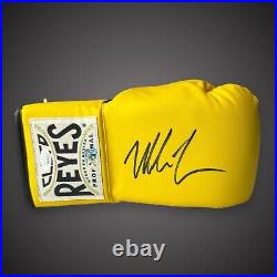 Mike Tyson Hand Signed Reyes Boxing Glove With COA £275 Limited Stock Yellow