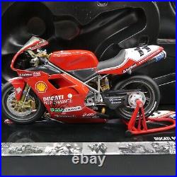 Minichamps 112 Troy Corser 1999 Signed Ducati 996 122991201 + Coa #3 Of Only 11