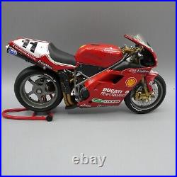 Minichamps 112 Troy Corser 1999 Signed Ducati 996 122991201 + Coa #3 Of Only 11