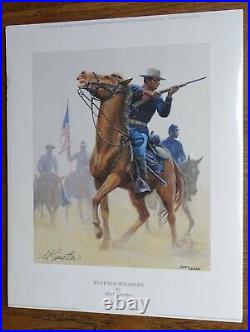 Mort Kunstler Buffalo Soldiers Signed #'d Limited Edition Print USPS with COA