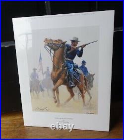 Mort Kunstler Buffalo Soldiers Signed #'d Limited Edition Print USPS with COA