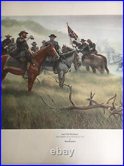 Mort Kunstler Lee's Old War Horse Limited Edition Civil War Print S/N COA