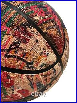 Mr Brainwash MBW Collage Hand Signed Limited Edition Basketball (CoA) New