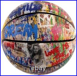 Mr Brainwash Signed Basketball Limited Edition of 200 Signed with COA NEW