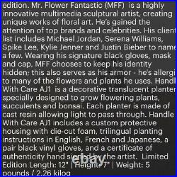 Mr. Flower Fantastic Air Jordan AJ1 Planter Very Limited Edition COA Hand Signed