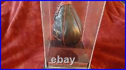 Muhammad Ali signed everlast speed bag limited edition #53 of 100 coa & picture