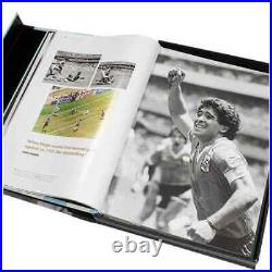 NEW UNIQUE ICONS Diego Maradona Argentina Auto Signed Limited Edition Book COA