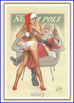 NORTH POLE 1st. Limited Edition Hand Signed & Numbered by KOUFAY, COA incl