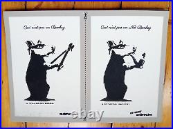 NOT BANKSY ATOM 1313 14 x Set Signed Limited Print with COA with BONUS Rare One