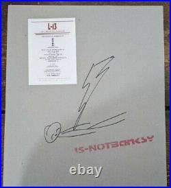 Not Banksy Choushin Bogi silkscreen signed limited edition with COA 34/100