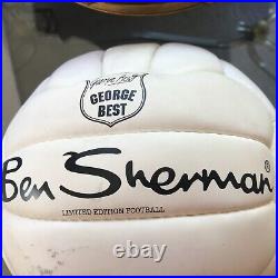 Origional George Best, Ben Shurman Football, Limited Edition COA, ONE OF 50 Made