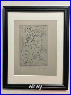 Pablo Picasso Hand signed Print with COA and Appraisal Report Value of $5.153.00