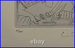 Pablo Picasso Hand signed Print with COA and Appraisal Report Value of $5.180.00