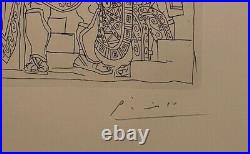 Pablo Picasso Hand signed Print with COA and Appraisal Report Value of $5.246.00