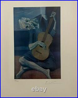 Pablo Picasso Hand signed Print with COA and Appraisal Report Value of $5.302.00