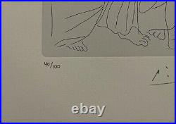 Pablo Picasso Hand signed Print with COA and Appraisal Report Value of $5.411.00