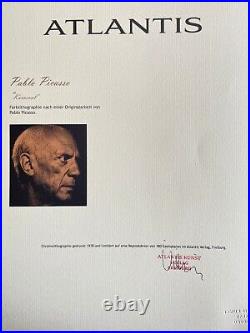 Pablo Picasso Lithograph COA Original Signed Numbered Limited Certified