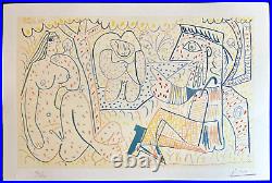 Pablo Picasso (Lithograph COA Original) Signed Numbered Limited Pencil