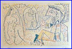 Pablo Picasso (Lithograph COA Original) Signed Numbered Limited Pencil