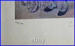 Pablo Picasso, Original Hand-signed Lithograph with COA & Appraisal of $3,500